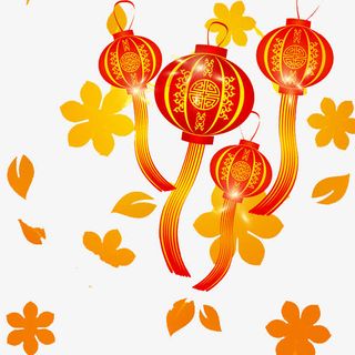 精美节日红灯笼设计矢量素材免抠