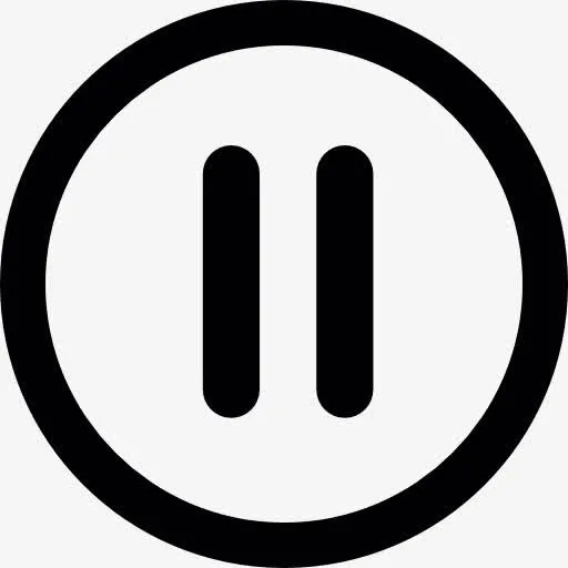 视频暂停键图标免抠