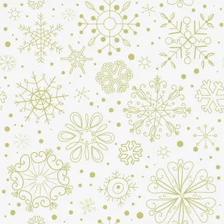 绿色冬季雪花背景