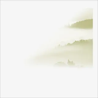 重阳水墨山水画免抠