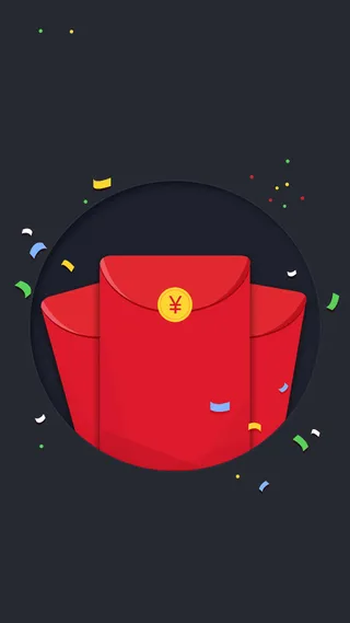 黑色扁平H5背景高清