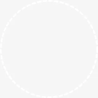 简约风虚线圆环圆形边框免抠