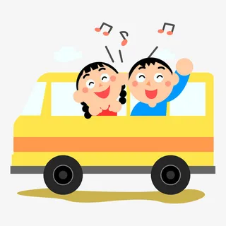 春天外出踏青郊游免抠