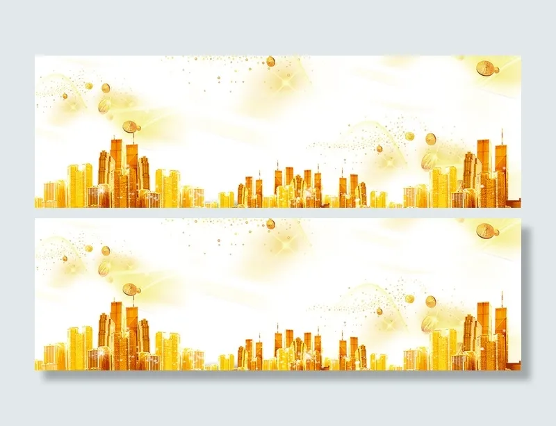 简约理财金融banner海报背景高清