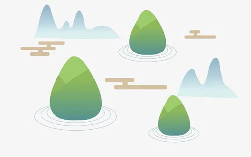 端午节包粽子免抠