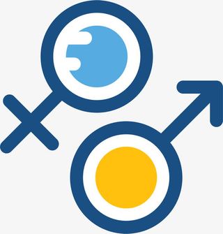 性别符号免抠图标元素