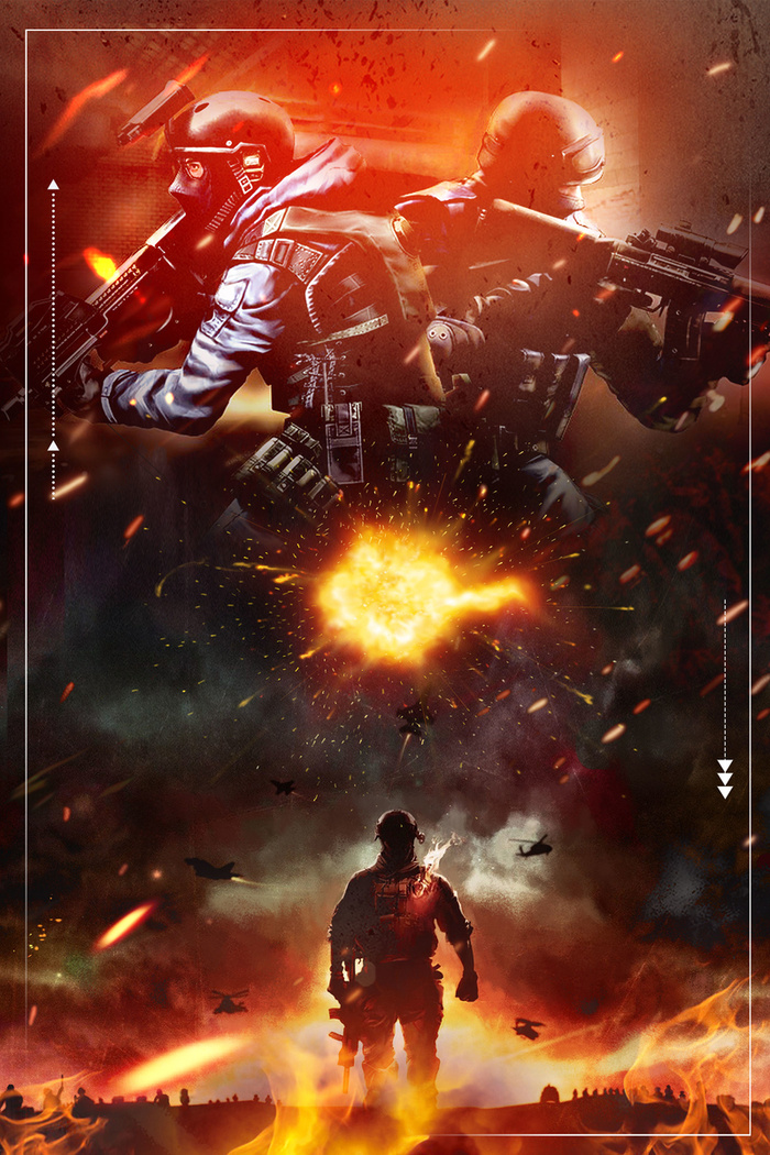 黑金创意电竞争霸王者巅峰对决高清