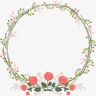 玫瑰花 花环免抠 玫瑰花 花环免抠