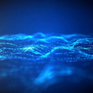 蓝色光效背景高清