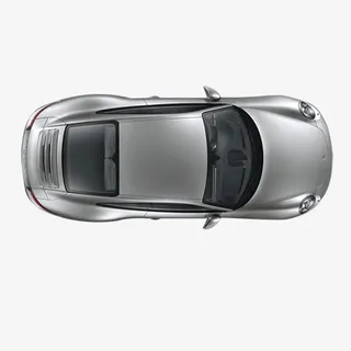 银色现代汽车停车图免抠