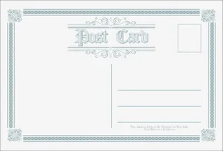 蓝色清新奖状框架免抠