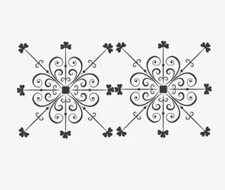 欧式底纹花纹边框免抠