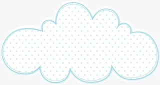 卡通手绘白色云朵装饰免抠