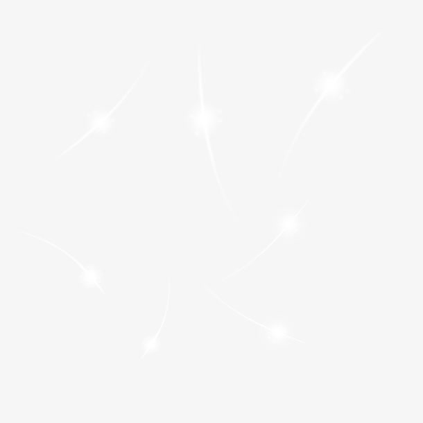白色流星闪光效果免抠