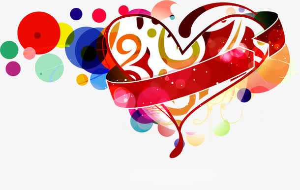 彩色炫光礼物免抠