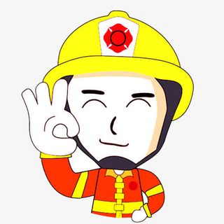 施工工人比划手势图免抠