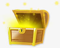 打开的宝箱免抠