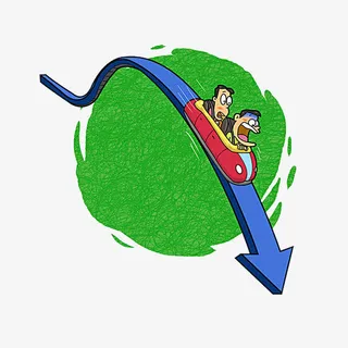 箭头过山车免抠