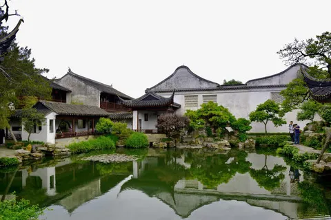 复古唯美江苏苏州园林免抠免抠