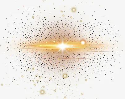 金色科技线条装饰图案免抠