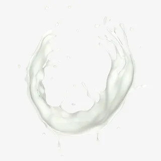 U型牛奶波纹免抠