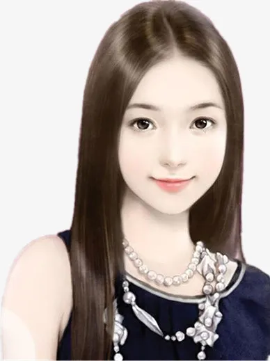 现代美女免抠