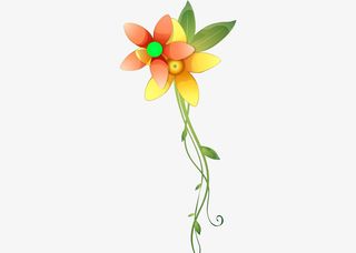 手绘小清新花朵免抠图免抠