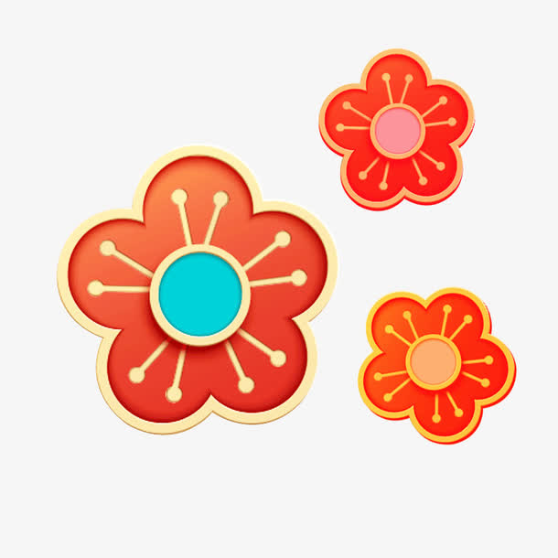 梅花   创意梅花  装饰免抠
