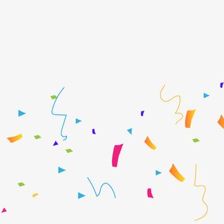 彩带丝带礼花礼炮烈免抠