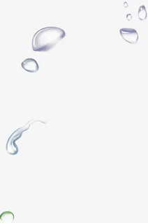 春天手绘化妆品水滴免抠