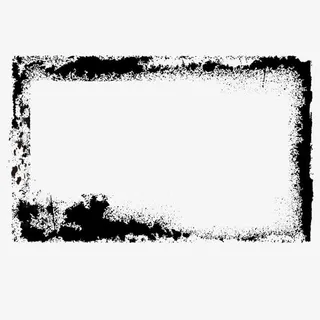 经典泼墨框免抠
