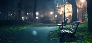 街道座椅背景装饰高清