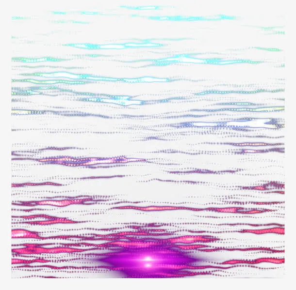 动感光波线条矢量免抠