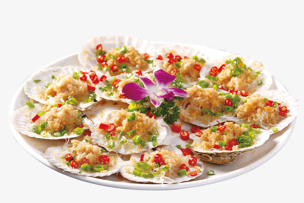 蒜蓉粉丝蒸扇贝免抠