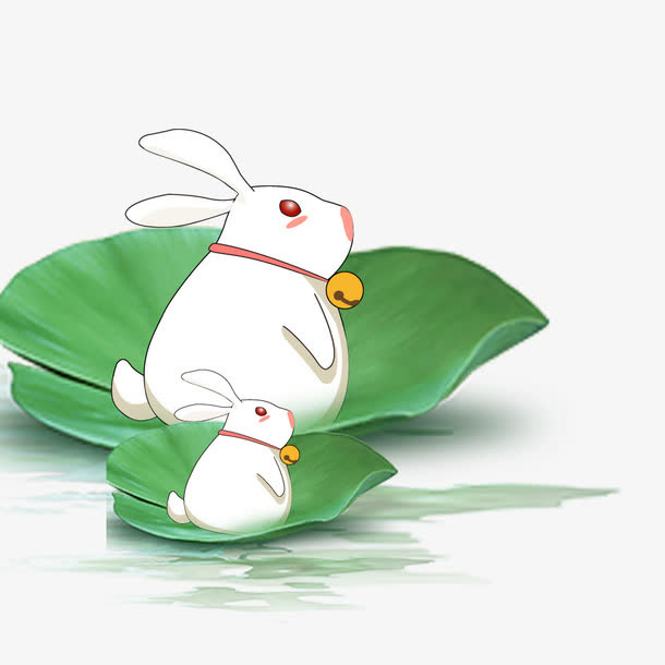 中秋玉兔素材免抠