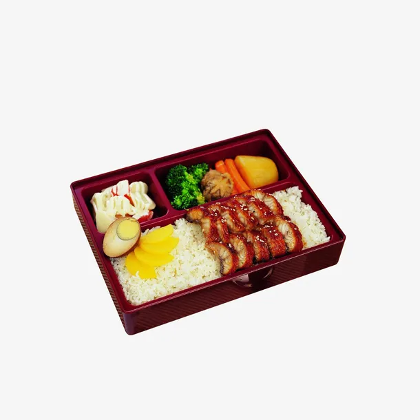 美味叉烧饭实物素材免抠