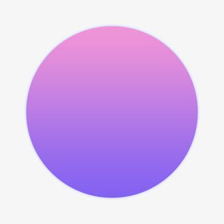 紫色渐变圆圈元素免抠