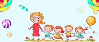 幼儿园卡通宣传教育banner高清