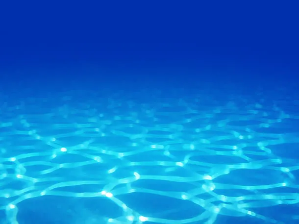 波光粼粼水海报制作免抠
