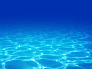 波光粼粼水海报制作免抠