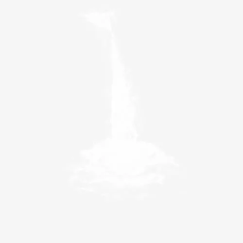 清新装饰图案白色瀑布免抠