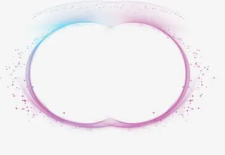 紫色炫光星点免抠