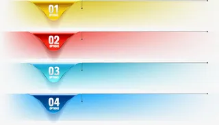 数字分类标签图片免抠