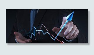 商务 上升 箭头 手势高清