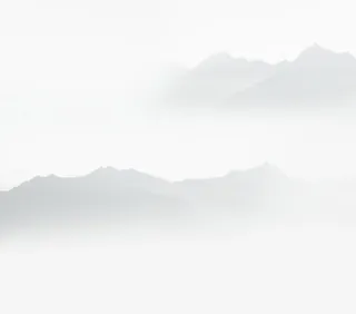 山水背景免抠装饰中国风元素