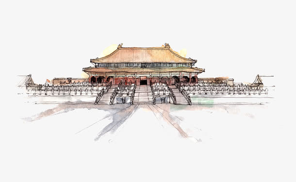 中国古建筑免抠