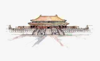 中国古建筑免抠