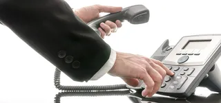 简约商务沟通电话交流背景高清