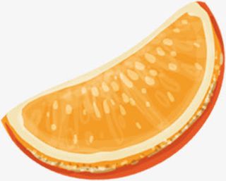 手绘摄影夏日橙子效果免抠