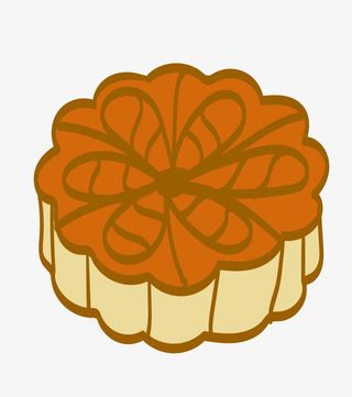 中秋月饼矢量免抠